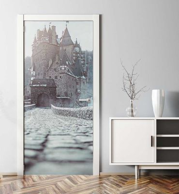 Türtapete Magisches Schloss Hauptbild mit Beispiel