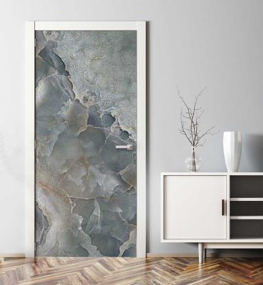 Türtapete Abstrakte Marmor Steinplatten