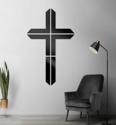 Lebensgroße Wanddeko Kreuz Hauptbild mit Beispiel